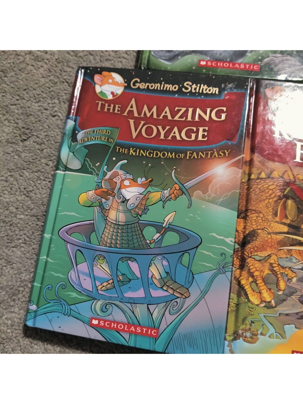 Geronimo Stilton Kingdom of Fantasy 5 Book Hardcover Lot Scholastic Books 1-5 - Picture 4 of 6